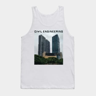 Civil engineering, buildings, premium pixel art Tank Top